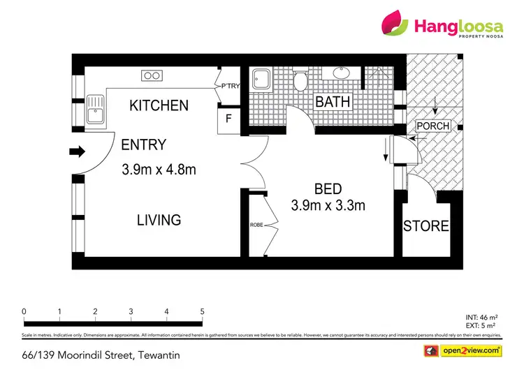 Floorplan of Homely unit listing, 66/139 Moorindil Street, Tewantin QLD 4565