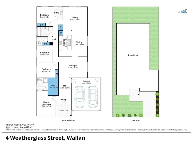 Floorplan of Homely house listing, 4 Weatherglass Street, Wallan VIC 3756