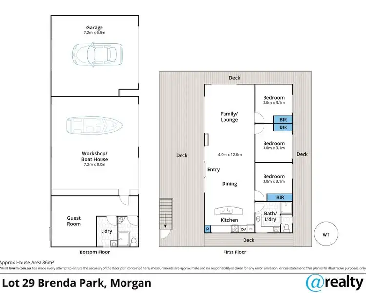 Floorplan of Homely house listing, 29 Brenda Park Shack Road, Morgan SA 5320