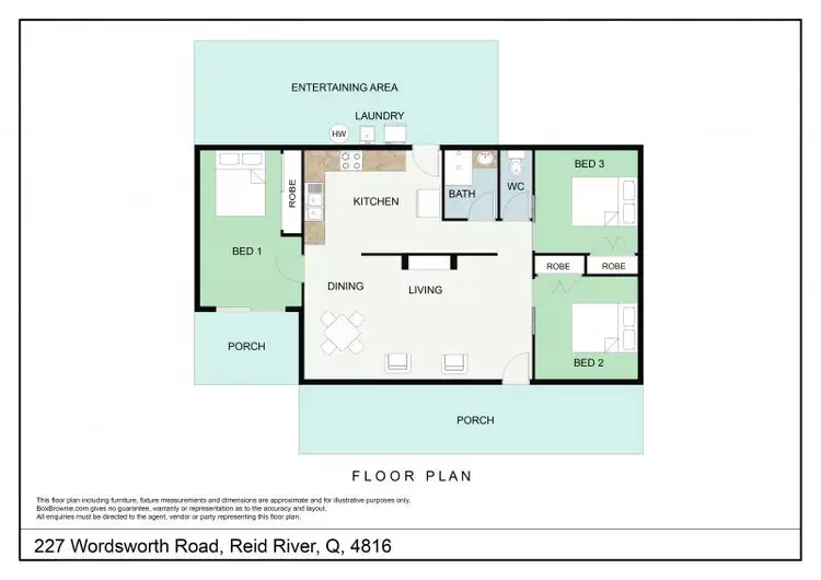 Floorplan of Homely rural property listing, 227 Wordsworth Road, Reid River QLD 4816