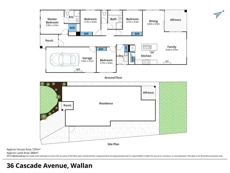 Floorplan of Homely house listing, 36 Cascade Avenue, Wallan VIC 3756