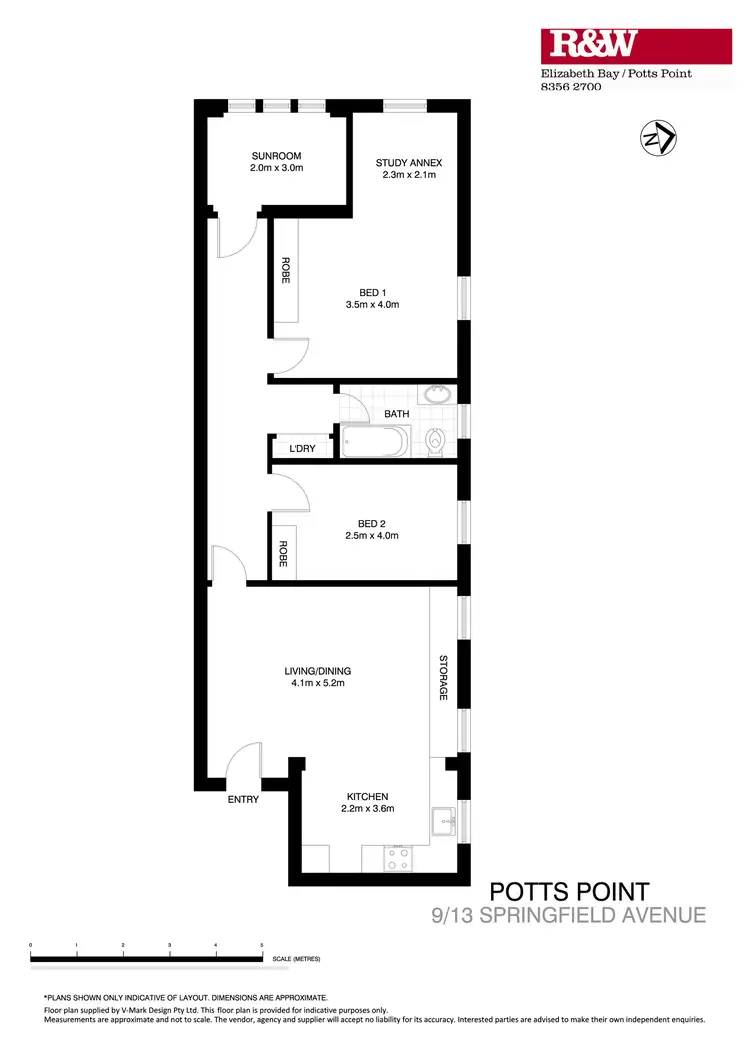 Floorplan of Homely apartment listing, 9/13 Springfield Avenue, Potts Point NSW 2011