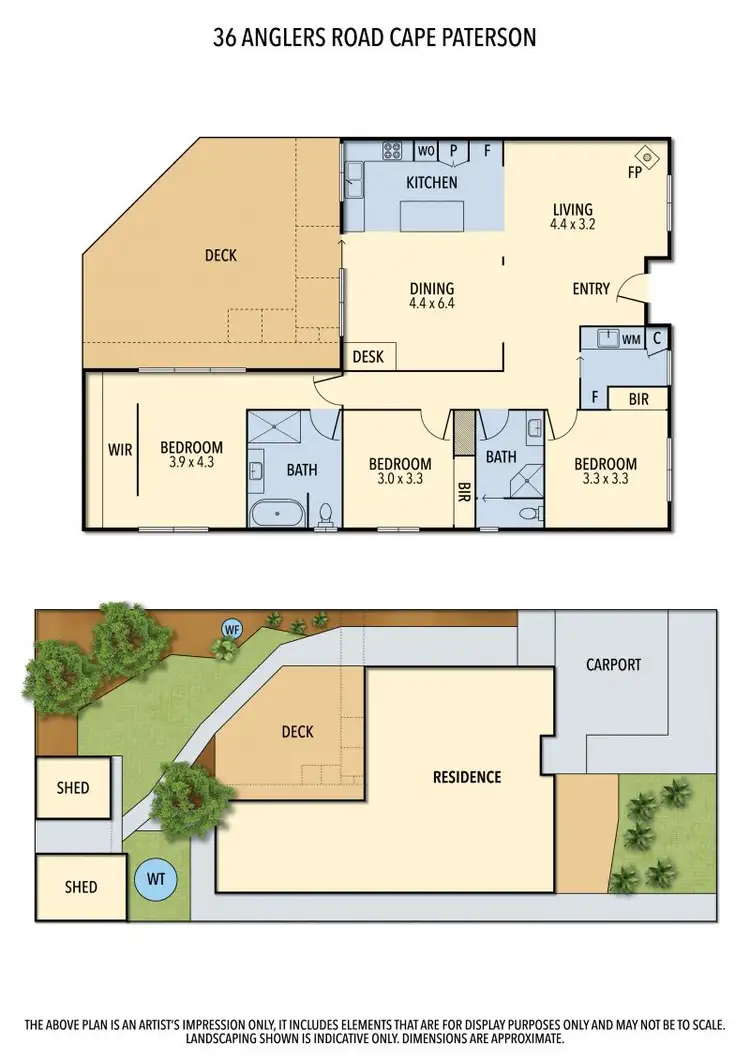 Floorplan of Homely house listing, 36 Anglers Road, Cape Paterson VIC 3995