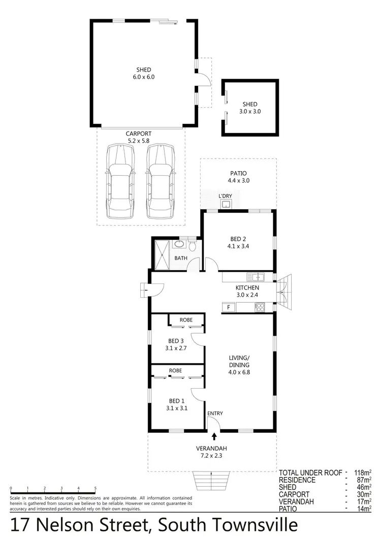 Floorplan of Homely house listing, 17 Nelson Street, South Townsville QLD 4810