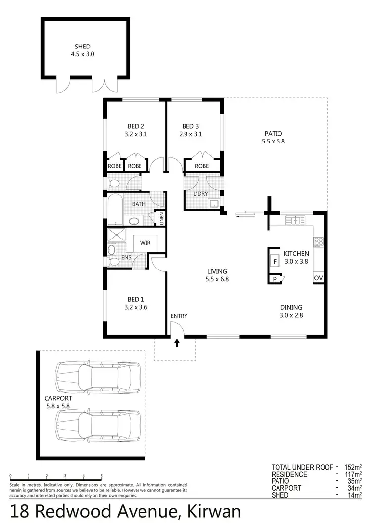 Floorplan of Homely house listing, 18 Redwood Avenue, Kirwan QLD 4817