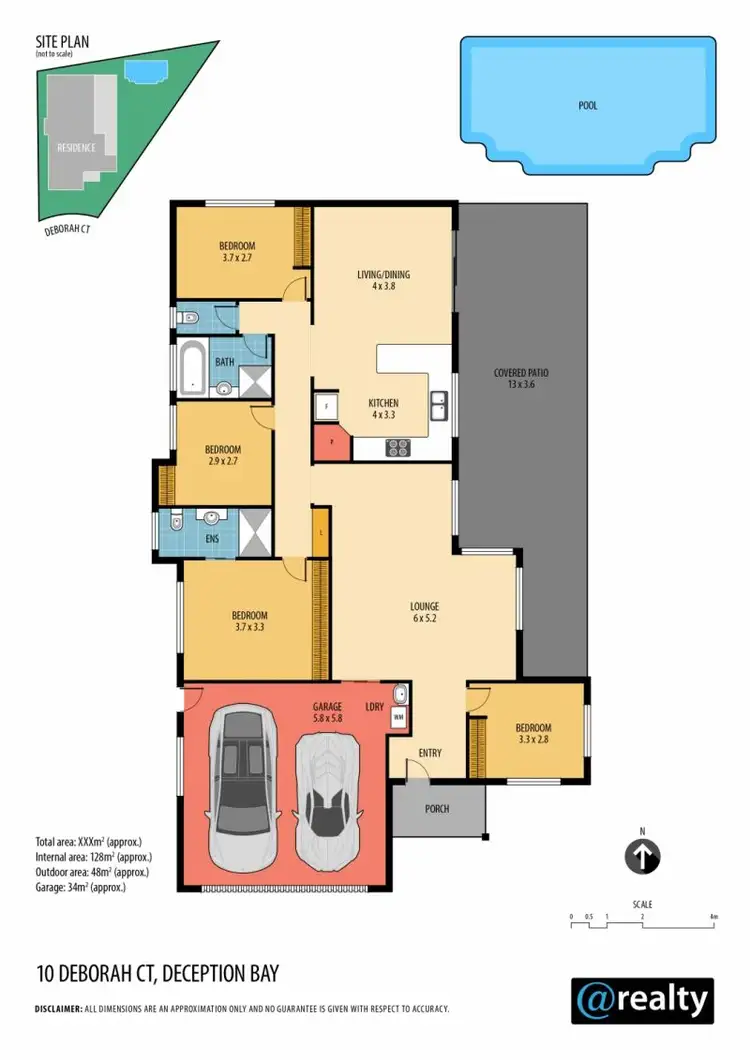Floorplan of Homely house listing, 10 Deborah Court, Deception Bay QLD 4508