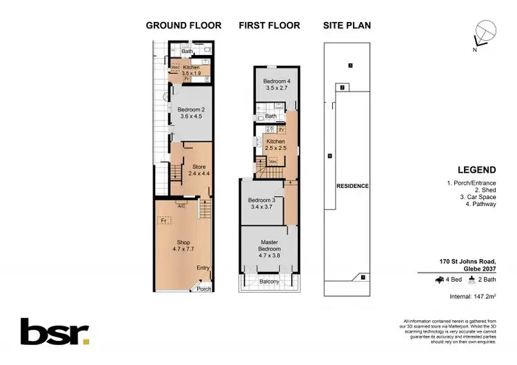 Floorplan of Homely house listing, 170 Saint Johns Rd, Glebe NSW 2037