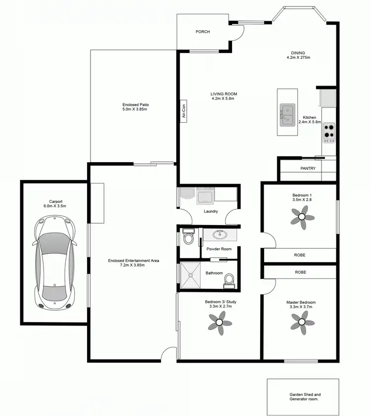 Floorplan of Homely retirement listing, 64/61 Supple Road, Waterloo Corner SA 5110