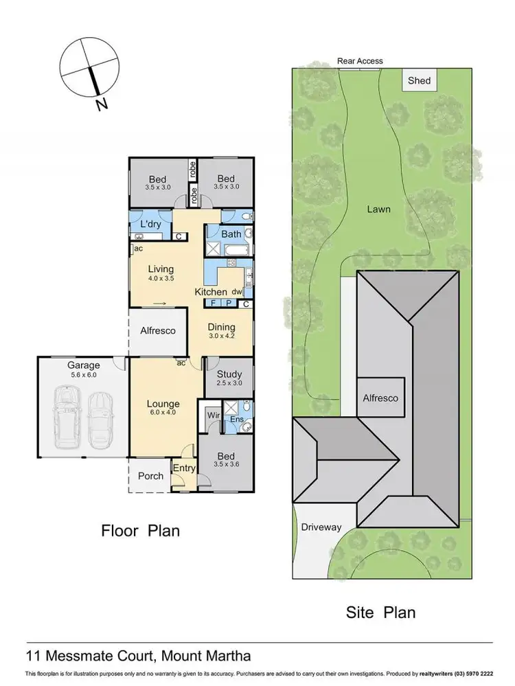 Floorplan of Homely house listing, 11 Messmate Court, Mount Martha VIC 3934