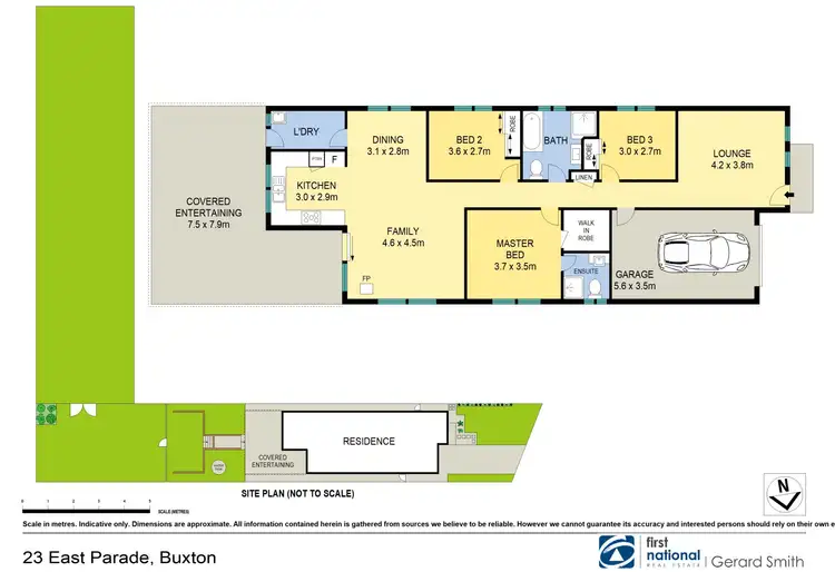 Floorplan of Homely house listing, 23 East Parade, Buxton NSW 2571