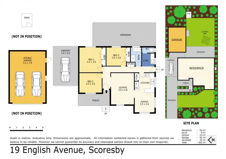 Floorplan of Homely house listing, 19 English Avenue, Scoresby VIC 3179