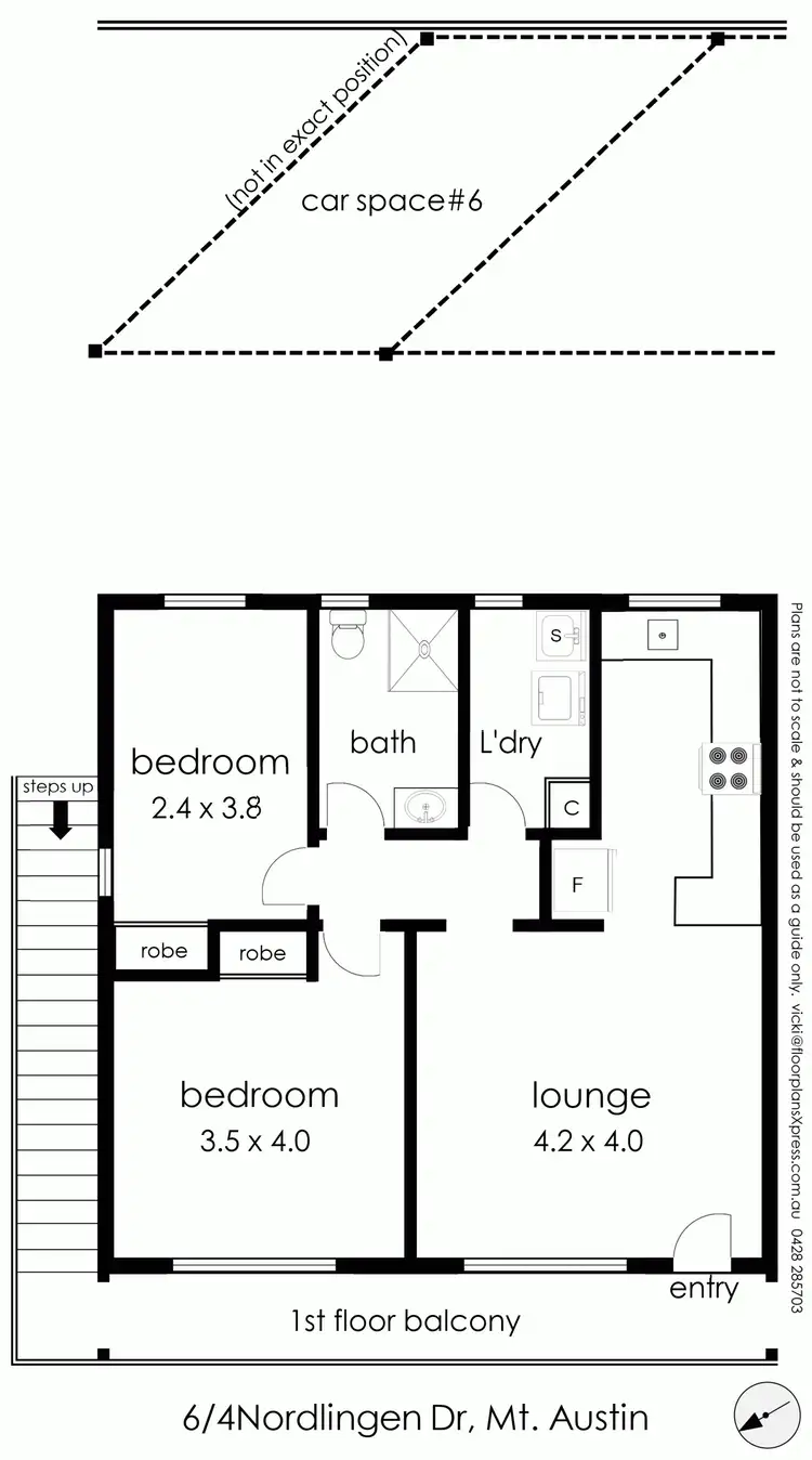 Floorplan of Homely unit listing, Unit 6/4 Nordlingen Drive, Tolland NSW 2650