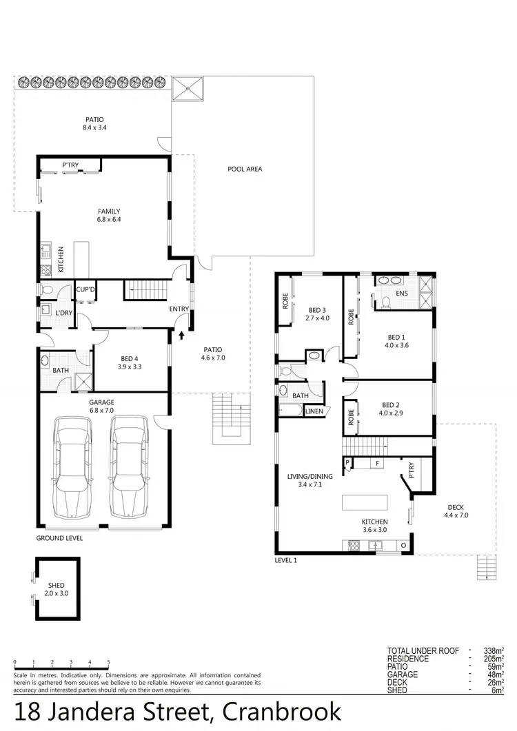 Floorplan of Homely house listing, 18 Jandera Street, Cranbrook QLD 4814