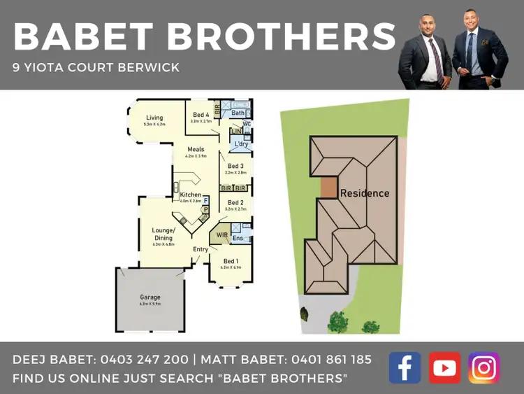 Floorplan of Homely house listing, 9 Yiota Court, Berwick VIC 3806