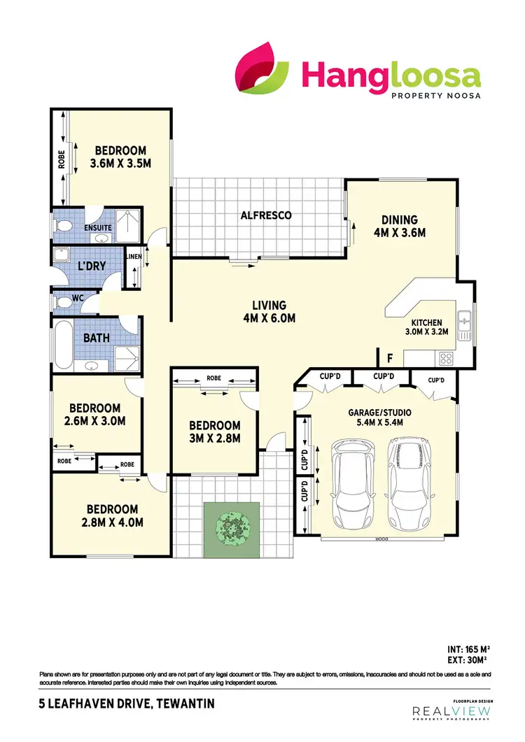 Floorplan of Homely house listing, 5 Leafhaven Lane, Tewantin QLD 4565