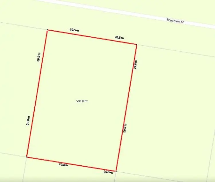 Floorplan of Homely land listing, 6 Bradman Street, Russell Island QLD 4184