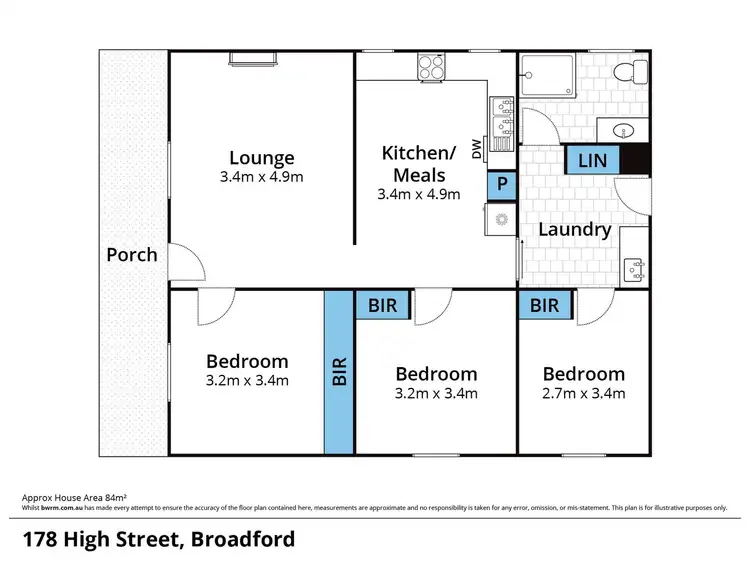 Floorplan of Homely house listing, 178 High Street, Broadford VIC 3658