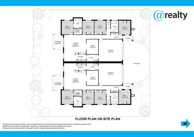 Floorplan of Homely semi-detached listing, 18 Velox Circuit, Upper Coomera QLD 4209