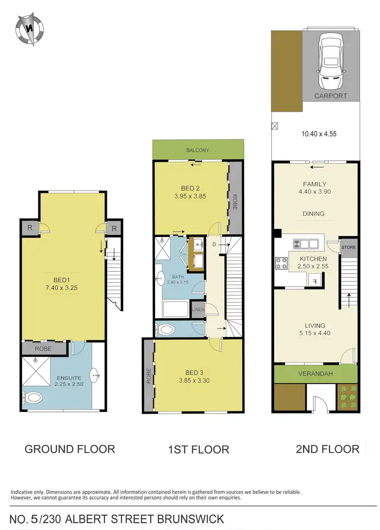 Floorplan of Homely house listing, 5/230 Albert Street, Brunswick VIC 3056
