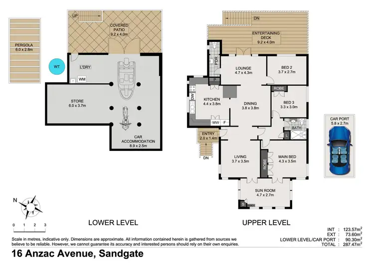 Floorplan of Homely house listing, 16 Anzac Avenue, Sandgate QLD 4017