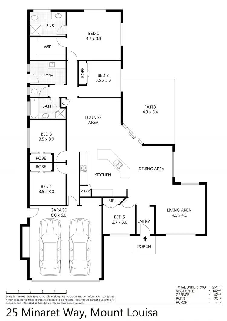 Floorplan of Homely house listing, 25 Minaret Way, Mount Louisa QLD 4814