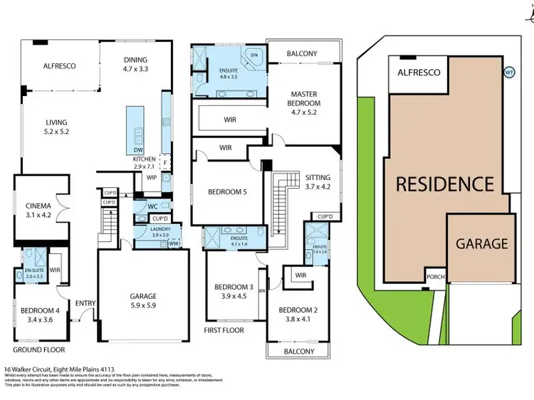 Floorplan of Homely house listing, 16 Walker Circuit, Eight Mile Plains QLD 4113