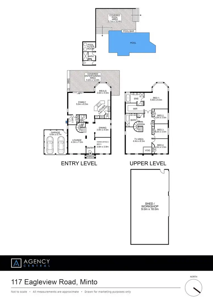 Floorplan of Homely house listing, 117 Eagleview Road, Minto NSW 2566
