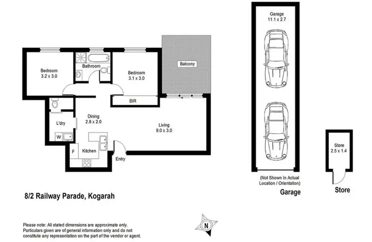 Floorplan of Homely apartment listing, 8/2-4 Railway Parade, Kogarah NSW 2217