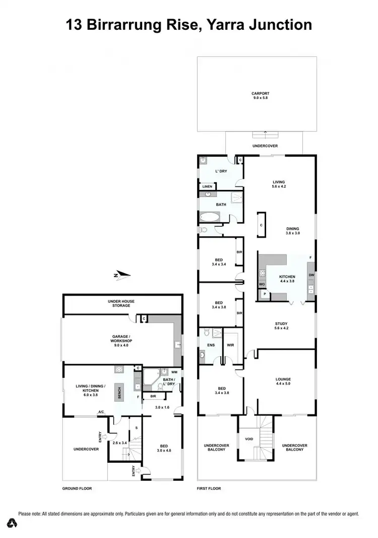 Floorplan of Homely house listing, 13 Birrarrung Rise, Yarra Junction VIC 3797