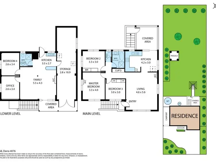 Floorplan of Homely house listing, 68 Darra Avenue, Darra QLD 4076