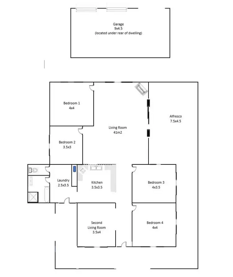 Floorplan of Homely house listing, 12 Fifth Street, Seahampton NSW 2286