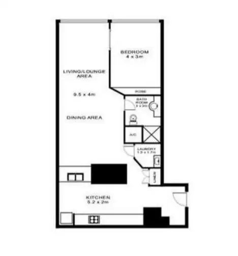 Floorplan of Homely apartment listing, 440/6 Cowper Wharf Road, Woolloomooloo NSW 2011