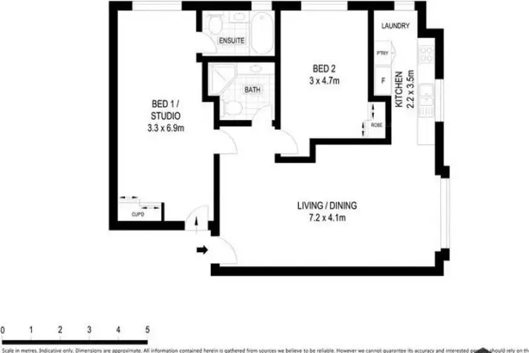 Floorplan of Homely apartment listing, 23/186 McLeod Street, Cairns North QLD 4870