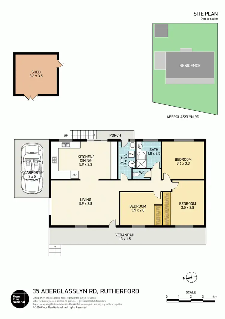 Floorplan of Homely house listing, 35 Aberglasslyn Road, Rutherford NSW 2320