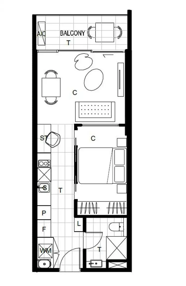 Floorplan of Homely apartment listing, 805/15 Clifton Street, Prahran VIC 3181