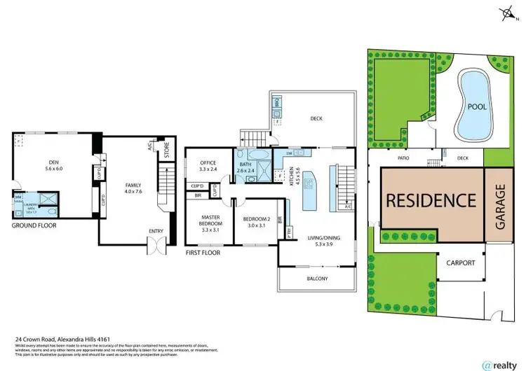 Floorplan of Homely house listing, 24 Crown Road, Alexandra Hills QLD 4161