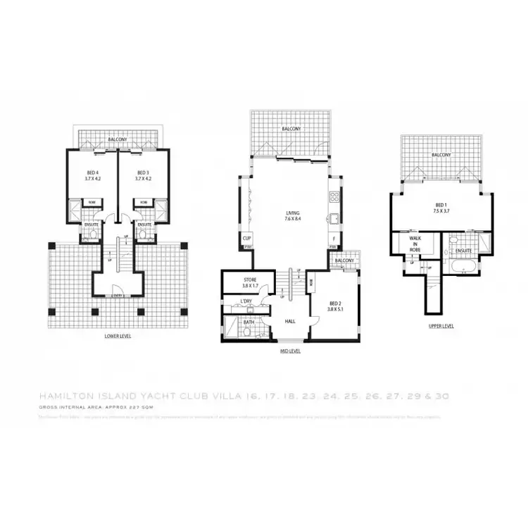 Floorplan of Homely villa listing, YCV 26/23 Front Street, Hamilton Island QLD 4803