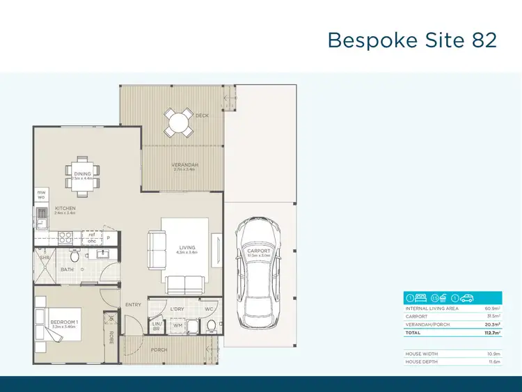 Floorplan of Homely retirement listing, 82/186 Sunrise Avenue, Halekulani NSW 2262