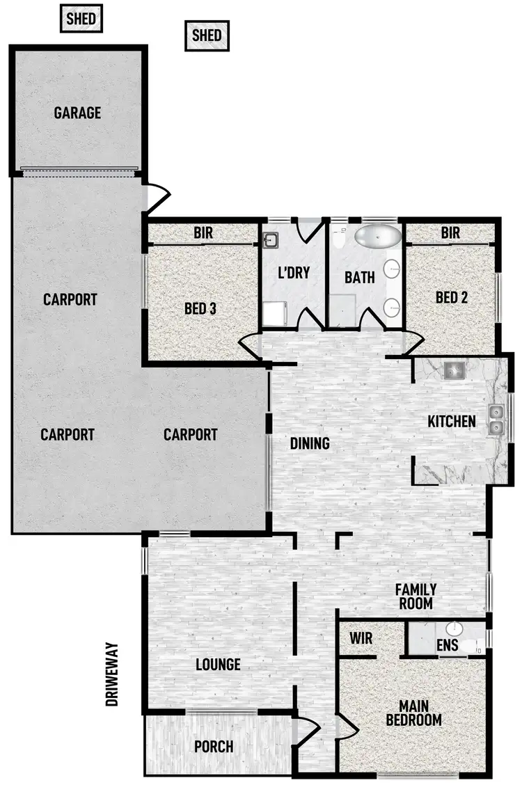 Floorplan of Homely house listing, 9 McLeod Drive, Bacchus Marsh VIC 3340