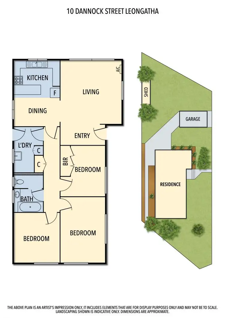 Floorplan of Homely house listing, 10 Dannock Street, Leongatha VIC 3953