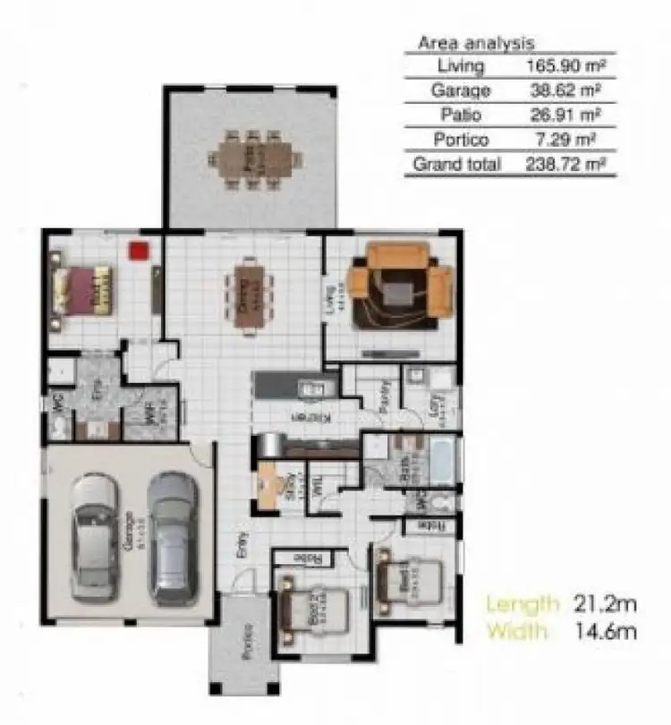 Floorplan of Homely house listing, 18 Inverway Circuit, Farrar NT 830