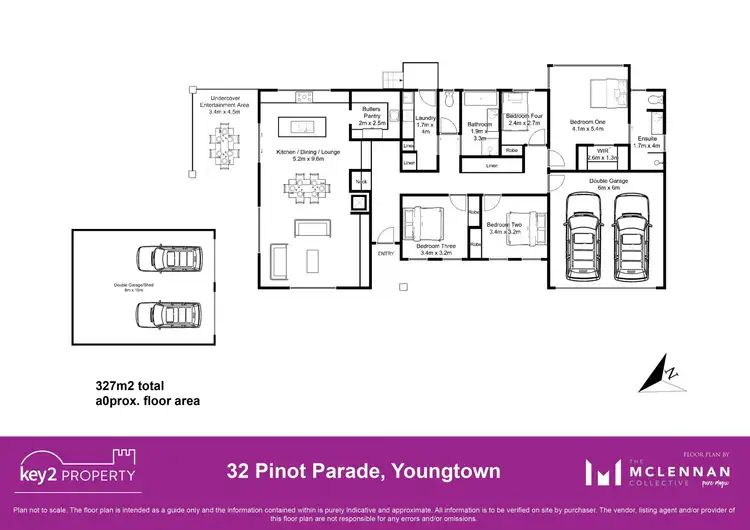 Floorplan of Homely house listing, 32 Pinot Parade, Relbia TAS 7258