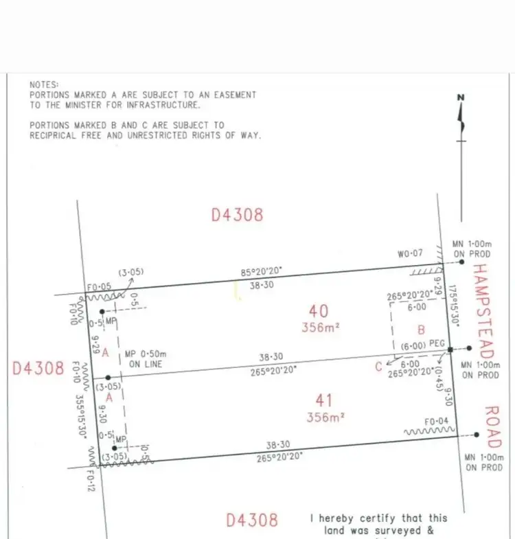 Floorplan of Homely land listing, 142 Hampstead Road, Broadview SA 5083