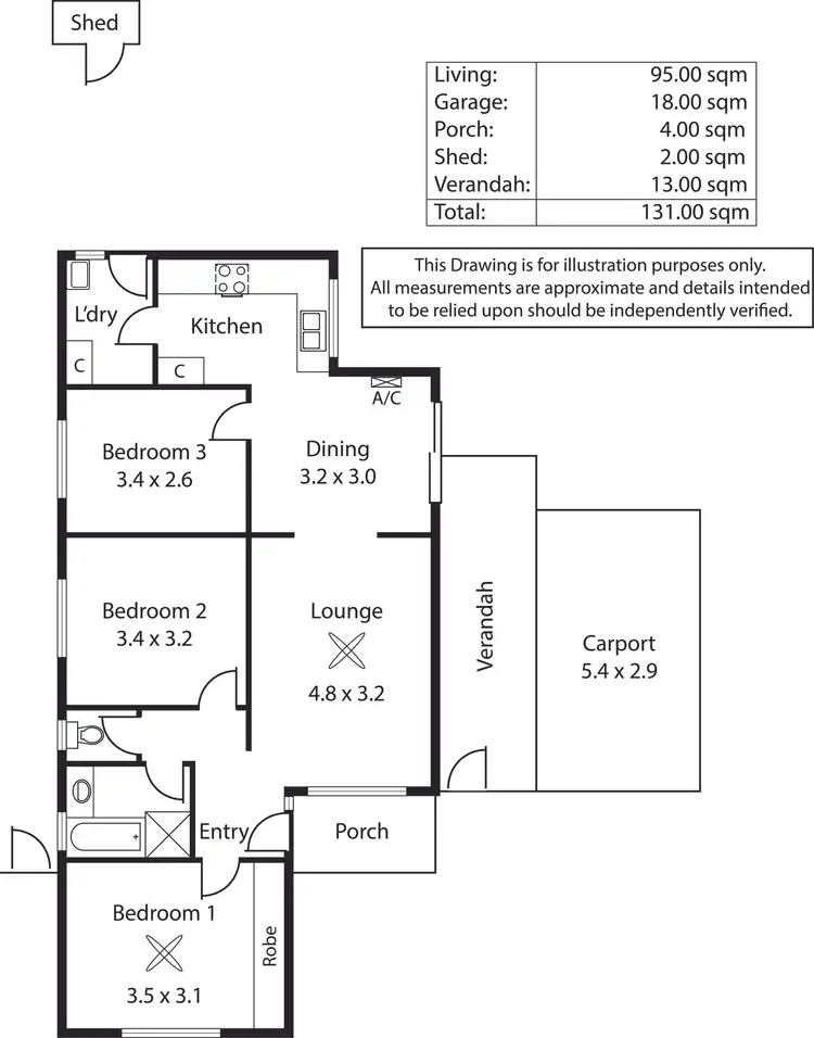 Floorplan of Homely unit listing, 5/2 Briar Road, Felixstow SA 5070
