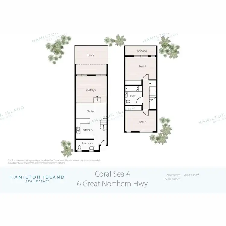 Floorplan of Homely apartment listing, Coral Sea 4/6 Great Northern Highway, Hamilton Island QLD 4803