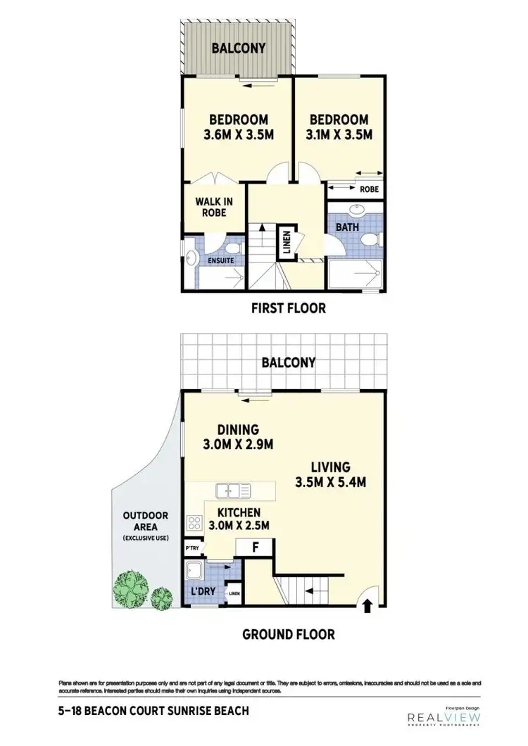 Floorplan of Homely townhouse listing, 5/18 Beacon Court, Sunrise Beach QLD 4567