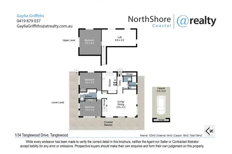 Floorplan of Homely house listing, 1/34 Tanglewood Drive, Tanglewood NSW 2488