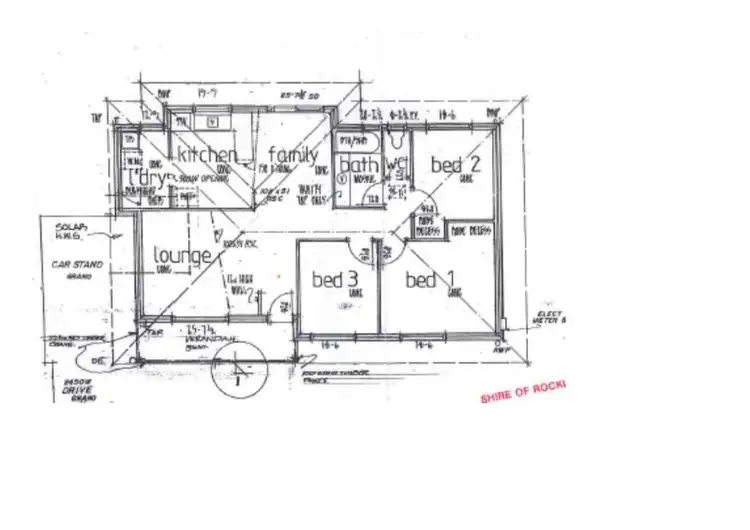 Floorplan of Homely house listing, 9 Lynda Crescent, Cooloongup WA 6168