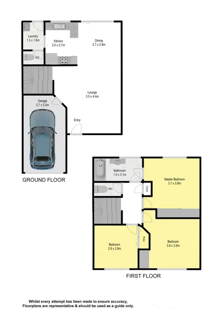 Floorplan of Homely townhouse listing, 826/2 Nicol Way, Brendale QLD 4500