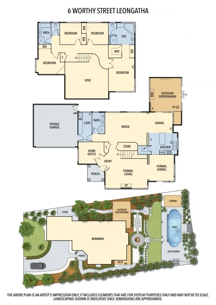 Floorplan of Homely house listing, 6 Worthy Street, Leongatha VIC 3953